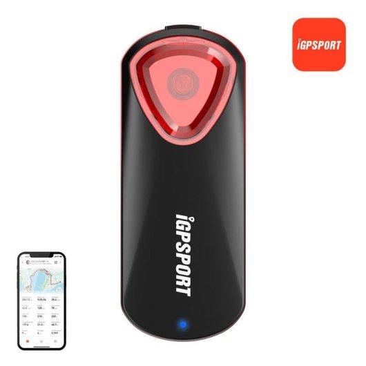 Luce posteriore bici iGPSPORT SR30 radar 150m USB-C IPX7