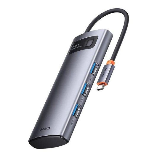 Hub Baseus 4 Ports USB 3.0 5Gbps Modell WKWG070013 mit USB-C Power