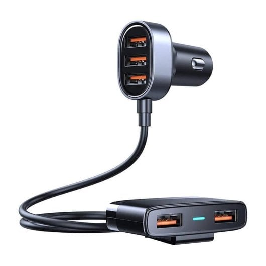 Cargador Coche Joyroom JR-CL03 5 Puertos USB 31W Negro