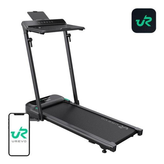 Cinta de correr eléctrica Urevo FoldiMix 5L plegable 12 km/h 181 kg