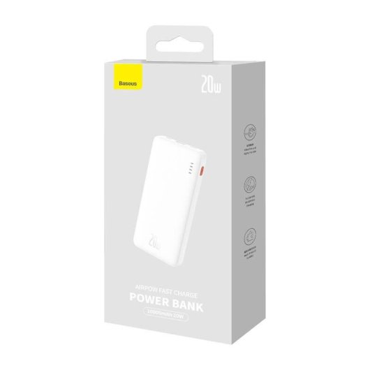 Powerbank Baseus Airpow 10000mAh 20W Weiß