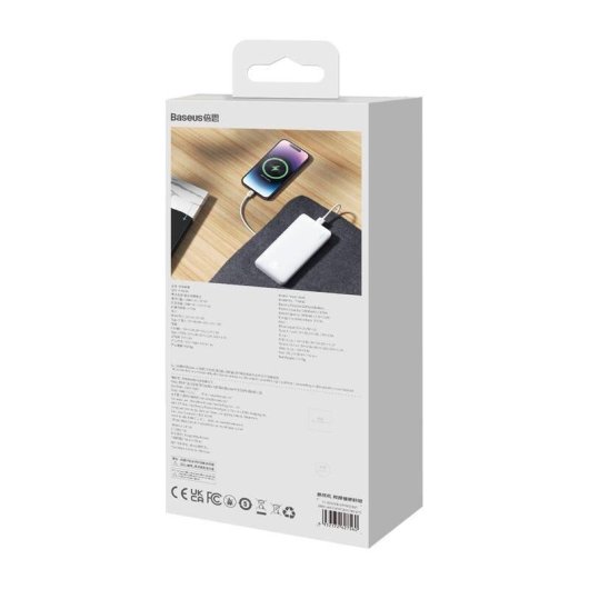 Powerbank Baseus Airpow 10000mAh 20W Weiß