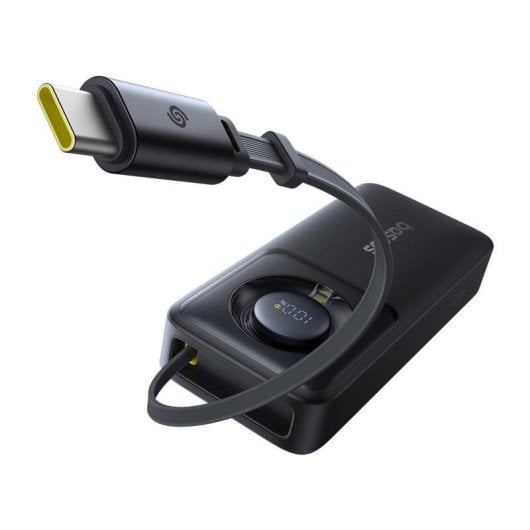 Powerbank Baseus OS Free2Pull 10000 mAh 30W + cable noir