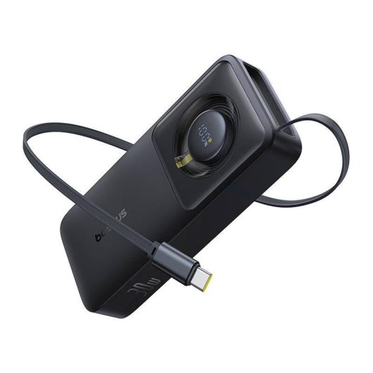 Powerbank Baseus OS Free2Pull 10000 mAh 30W + cable noir
