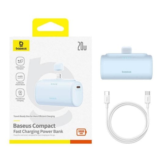 Powerbank Baseus Compact IP 5000mAh 20W Blau