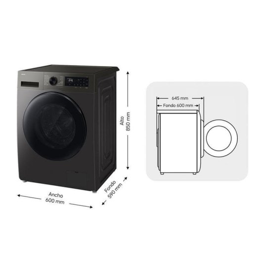Lavasecadora Samsung 9 kg D AI EcoBubble con WiFi