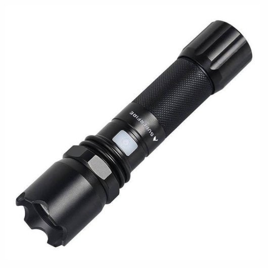 Lanterna Superfire A10 550 lúmens USB 100-200 m 5 modos