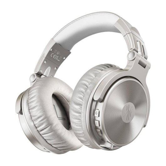 Auriculares OneOdio Pro C inalámbricos Bluetooth 5.2 con micrófono y diseño plegable plata