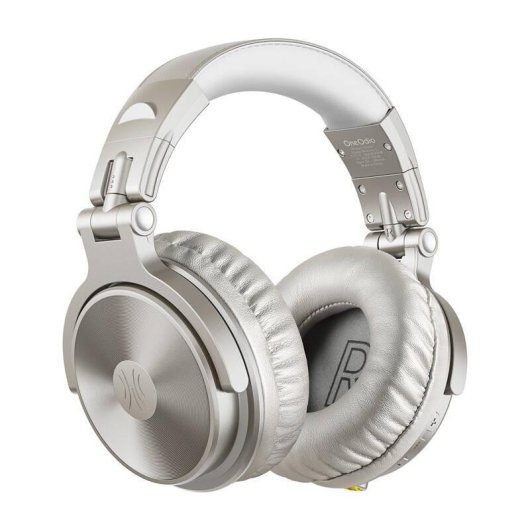 Auriculares OneOdio Pro C inalámbricos Bluetooth 5.2 con micrófono y diseño plegable plata