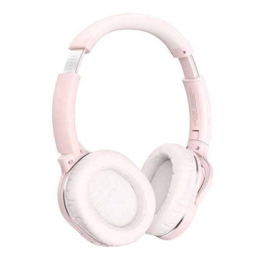 Auriculares Baseus NGD02-C01 sans fil Bluetooth 5.0 pliables rose 40h autonomie