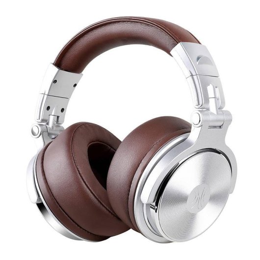 Auriculares OneOdio Pro30 Silver con Conectores 3.5 mm y 6.35 mm