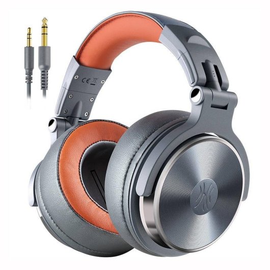 Cuffioni OneOdio Pro 50 Grigio Connessione Dual Jack 3.5 e 6.35 mm