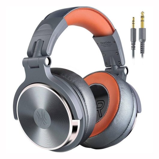Cuffioni OneOdio Pro 50 Grigio Connessione Dual Jack 3.5 e 6.35 mm