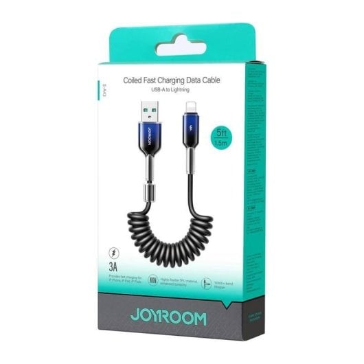 Cabo USB-A Lightning Joyroom S-A43 1,5m preto