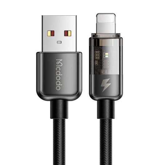 Cable Mcdodo CA-3140 USB a Lightning 12W 1.2m Negro