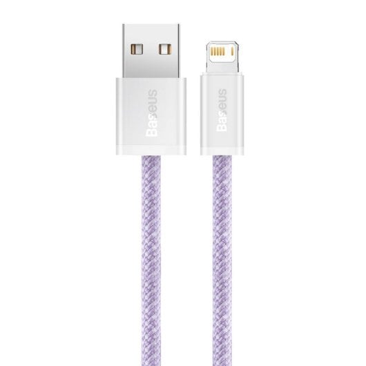 Cable Baseus Dynamic USB a Lightning 2.4A 2m Púrpura