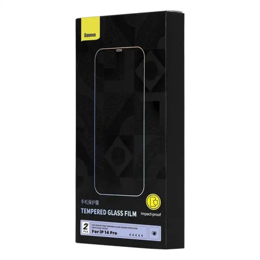Verre Trempé Baseus Crystal Series pour iPhone 14 Pro avec Filtre de Protection Oculaire