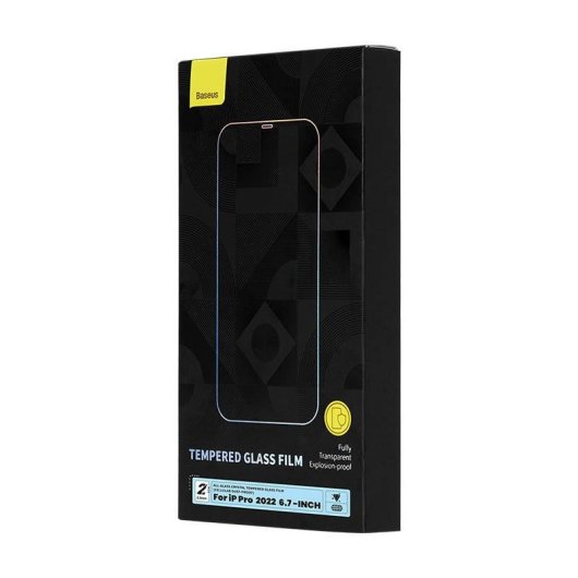 Verre Trempé Baseus Crystal 0.3mm pour iPhone 14 Pro Max (2 unités)