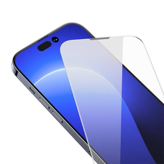 Verre Trempé Baseus Crystal pour iPhone 14 Pro 0.3mm Antipoussière 2 unités