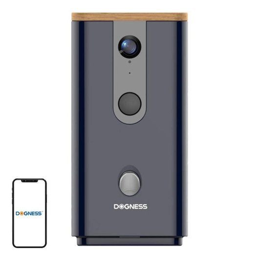 Distributeur de nourriture pour animaux Dogness T03 Noir avec caméra HD