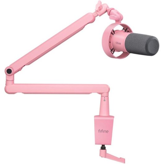 Microphone Fifine K688P USB-C XLR cardioïde avec bras et contrôle de gain