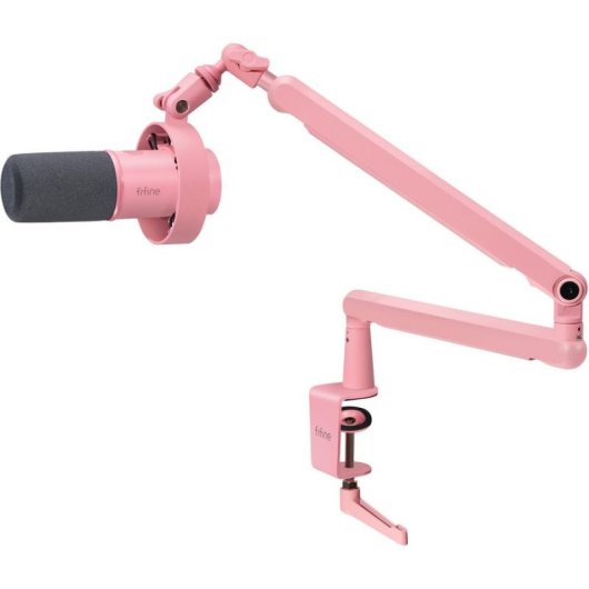 Microphone Fifine K688P USB-C XLR cardioïde avec bras et contrôle de gain