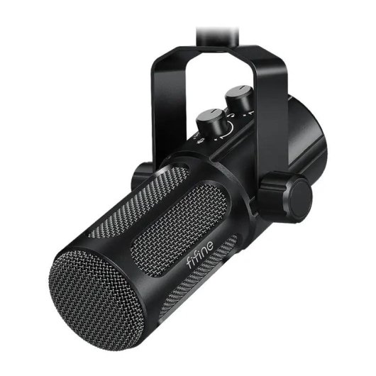 Micrófono Fifine Tank6 USB-C XLR cardioide con control y monitorización