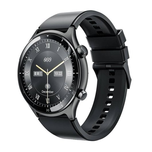QCY GT3 S7 Bluetooth 1,43'' AMOLED Noir Taille Unique 3ATM SpO2 Cardiofréquencemètre