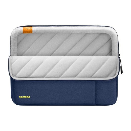 Capa Tomtoc Defender-A13 para portátil 14" + estojo de acessórios azul marinho