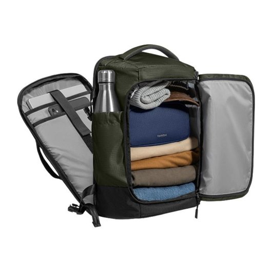 Mochila Tomtoc Navigator-T66 Liteway 28L Verde para Portátil até 16 polegadas