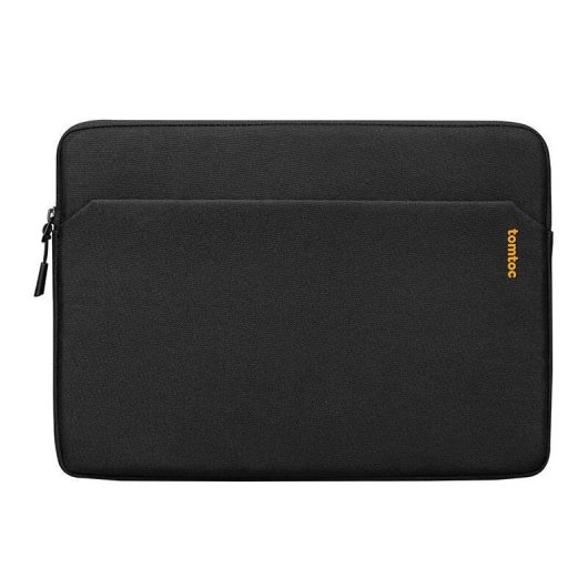 Capa Tomtoc Light-A18 preta para portátil 14" com bolso frontal
