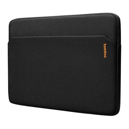 Capa Tomtoc Light-A18 preta para portátil 14" com bolso frontal