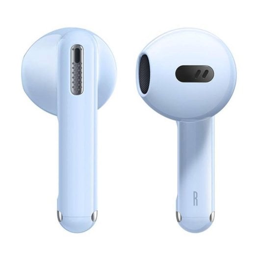 Auriculares Baseus Bowie WX5 sans fil Bluetooth 5.3 avec réduction de bruit et micro, bleu
