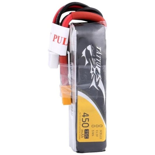 Batterie Tattu 450mAh 11.1V 75C 3S1P LiPo pour drones et modèles RC