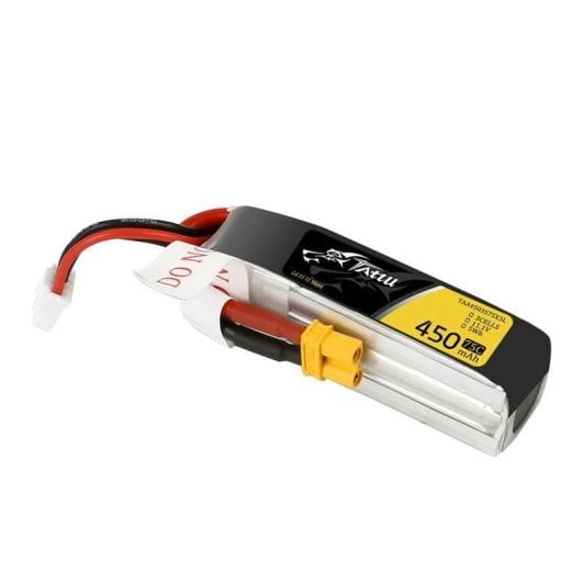 Batterie Tattu 450mAh 11.1V 75C 3S1P LiPo pour drones et modèles RC