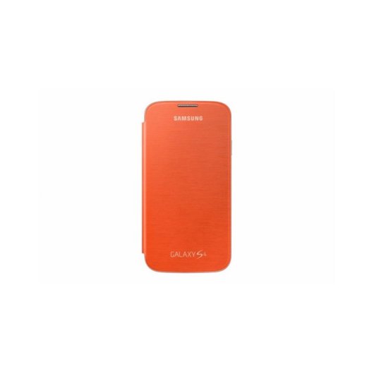 Funda para móvil Samsung Flip Cover Libro Naranja para Galaxy S4