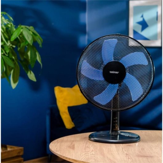 Ventilador de Sobremesa Zelmer ZTF0300 45W 3 Velocidades Oscilante Plástico Negro