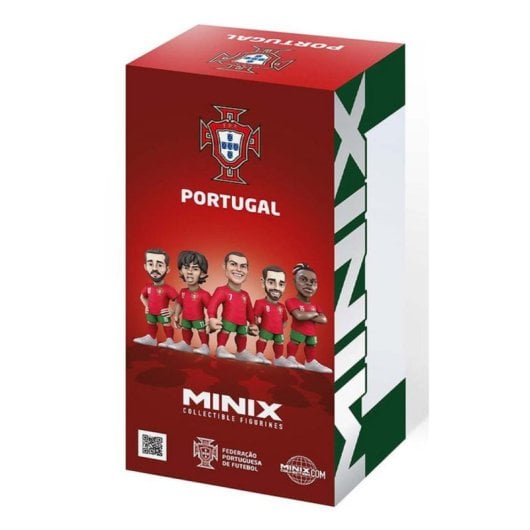 Figura Coleccionável Cristiano Ronaldo MINIX Portugal 12 cm