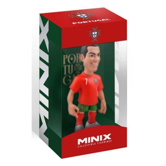 Figura Coleccionável Cristiano Ronaldo MINIX Portugal 12 cm