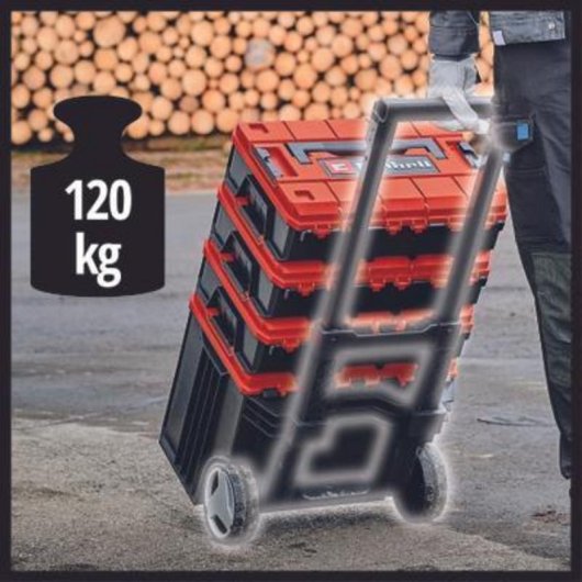 Caja de Herramientas Einhell E-Case L Polipropileno Negro Rojo 120 kg