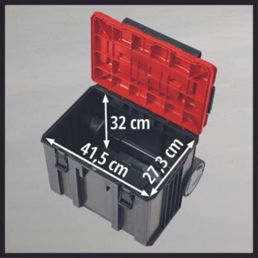 Caja de Herramientas Einhell E-Case L Polipropileno Negro Rojo 120 kg
