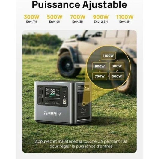Energie-Station Aferiy P210 2048Wh 16 Anschlüsse LiFePO4 Batterie Solar-Ladung UPS