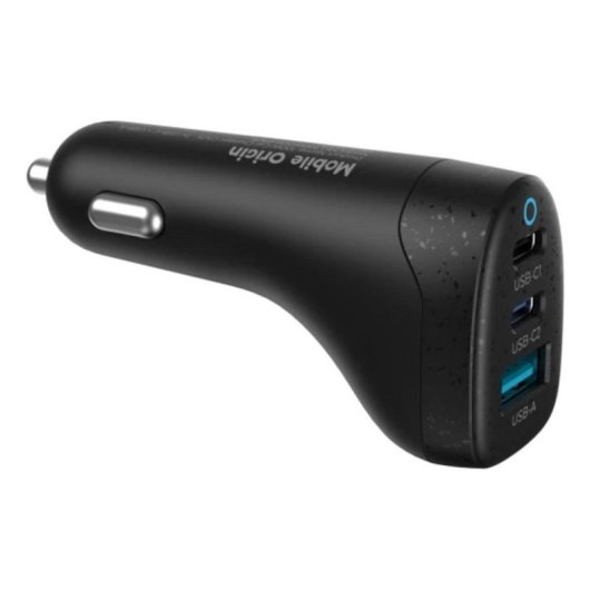 Cargador de Coche Mobile Origin MO-100WCCH-CA25 USB-C 100W Power Delivery Negro