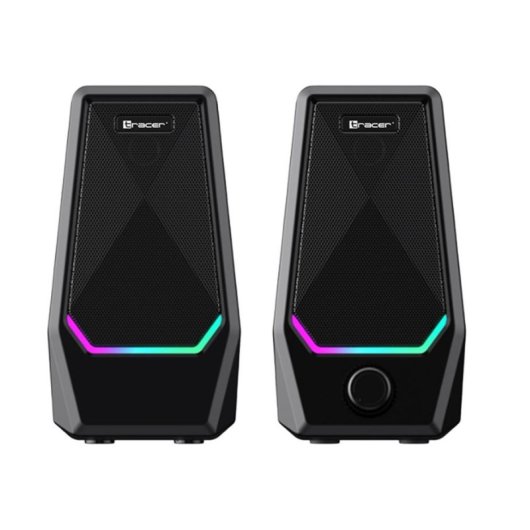 Altavoces Tracer 2.0 Loop RGB USB 20 W con iluminación y control frontal