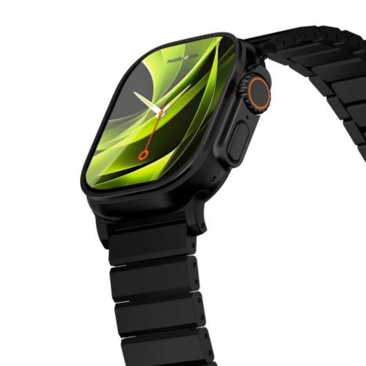 Correa para Reloj Inteligente Mobile Origin Titanio Carbono Negro Apple Watch
