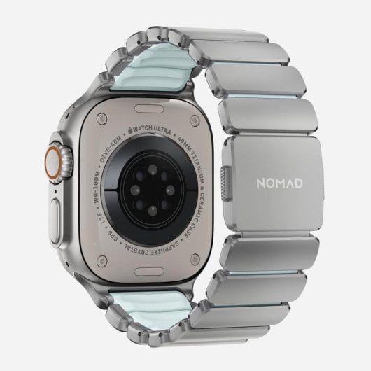Pulsera Nomad Titanio Natural para Apple Watch Ultra 1-11 y SE