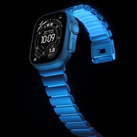 Pulsera Nomad Titanio Natural para Apple Watch Ultra 1-11 y SE