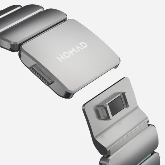 Pulsera Nomad Titanio Natural para Apple Watch Ultra 1-11 y SE