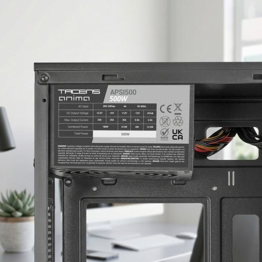 Caja PC Tacens Anima AC8500 MicroATX 500W Negro