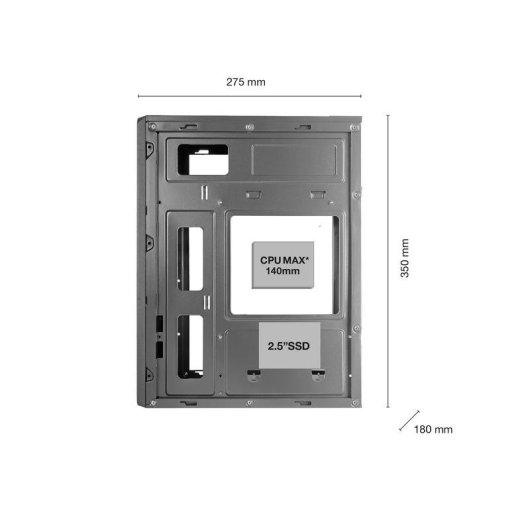 Caja PC Tacens Anima AC7500 MicroATX 500W Negro